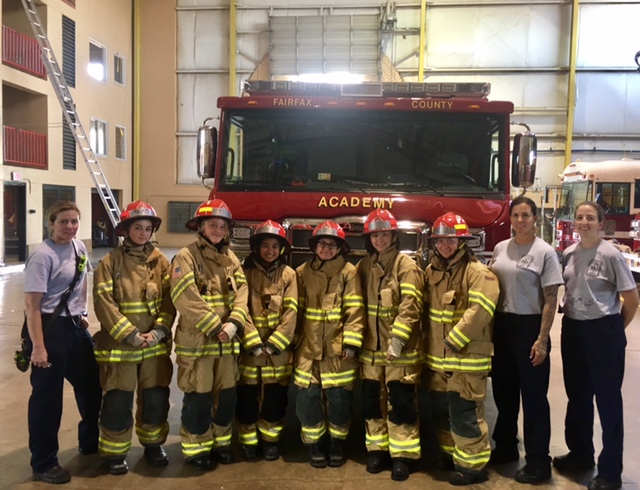 Girls Fire and Rescue Academy Students Off To A Great Start!